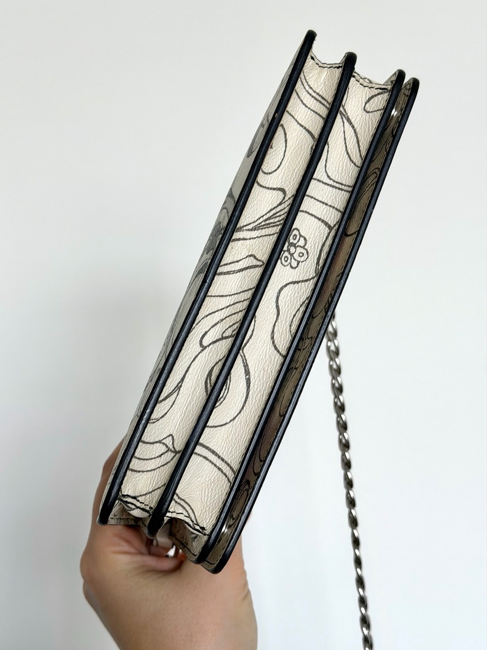 Prada & JAMES JEAN Rabbit Print Chain Crossbody Bag - Picture 4 of 15